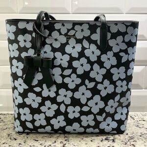Kate Spade Brynn Graphic Blooms Tote NWOT